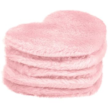 Glov Heart Pads wielorazowe płatki kosmetyczne Pink 5szt.