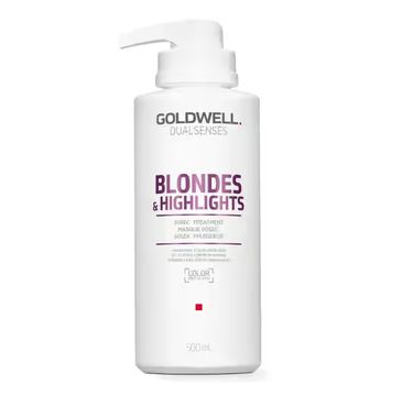 Goldwell Dualsenses Blondes & Highlights 60sec Treatment 60-sekundowa kuracja dla włosów blond i z pasemkami (500 ml)