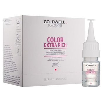Goldwell Dualsenses Color Extra Rich Intensive Conditioning Serum serum do włosów naturalych i farbowanych 12x18ml