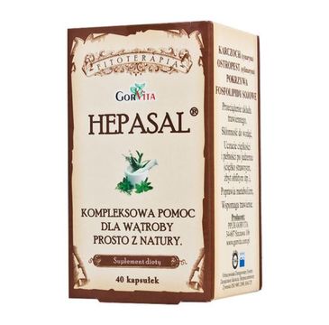 Gorvita Hepasal suplement diety 40 kapsułek