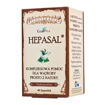 Gorvita Hepasal suplement diety 40 kapsułek