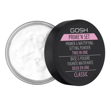 Gosh Prime'n Set Powder utrwalająco-matujący puder/baza 2w1 Classic (7 g)