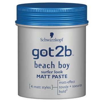 Got2b Beach Boy pasta do włosów modelująca matująca 100 ml