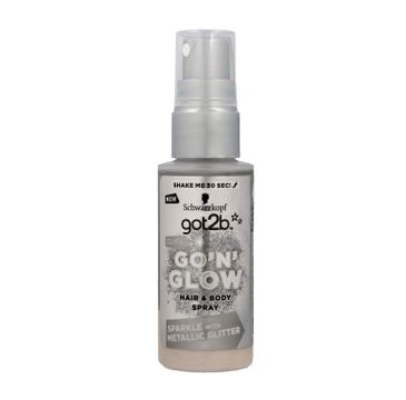 GOT2B GLOW SILVER Rozświetlający Spray do ciała i włosów 50 ml