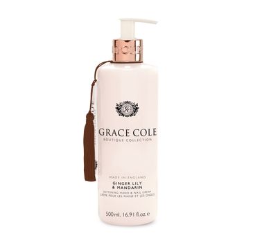 Grace Cole Boutique Hand & Nail Cream krem do rąk i paznokci Ginger Lily & Mandarin 500ml