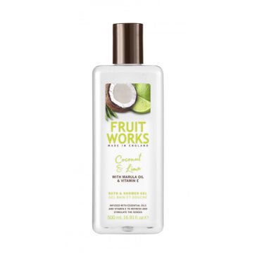 Grace Cole Fruit Works Bath & Shower Gel żel pod prysznic Coconut & Lime 500ml