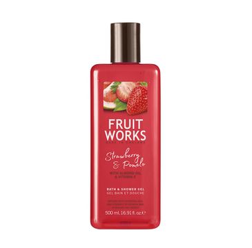 Grace Cole Fruit Works Bath & Shower Gel żel pod prysznic Strawberry & Pomelo 500ml