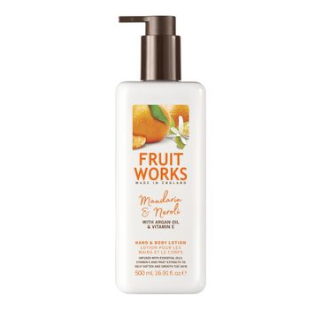 Grace Cole Fruit Works Hand & Body Lotion balsam do rąk i ciała Mandarin & Neroli 500ml