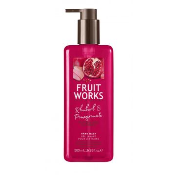 Grace Cole Fruit Works Hand Wash mydło do rąk Rhubarb & Pomegranate 500ml
