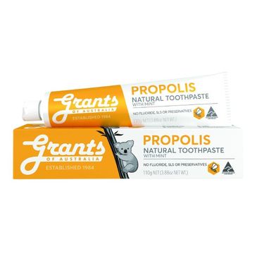 Grants of Australia Propolis Natural Toothpaste ochronna propolisowa pasta do zębów bez fluoru (110 g)