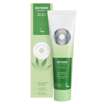 Green Feel's Whitening Toothpaste wybielająca pasta do zębów z olejem konopnym (100 ml)