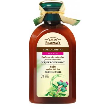 Green Pharmacy balsam do włosów wypadających - Olejek Łopianowy (300 ml)