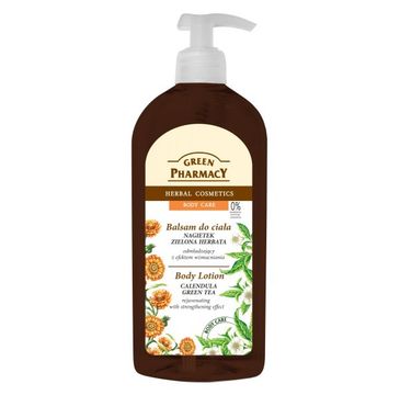 Green Pharmacy balsam do wszystkich typów skóry odmładzający nagietek i zielona herbata (500 ml)