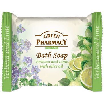 Green Pharmacy Body Care Verbena and Lime mydło do każdego typu skóry w kostce (100 g)