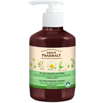 Green Pharmacy drzewo herbaciane mydło do higieny intymnej antybakteryjne (370 ml)