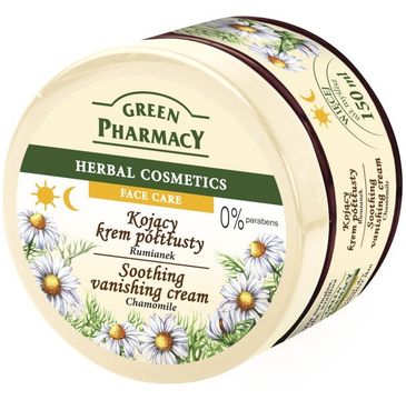 Green Pharmacy Herbal Cosmetics krem do twarzy kojący z rumiankiem (150 ml))