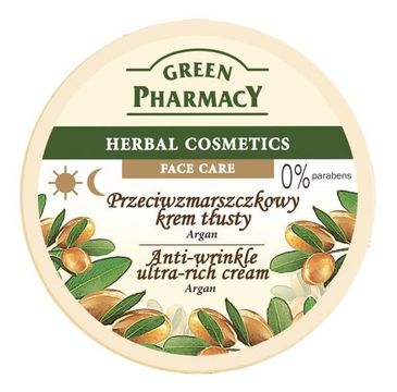 Green Pharmacy Herbal Cosmetics krem do twarzy tłusty przeciwzmarszczkowy z arganem (150 ml)