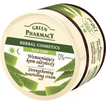 Green Pharmacy Herbal Cosmetics krem do twarzy wzmacniający z aloesem (150 ml)