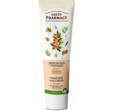 Green Pharmacy krem do rąk i paznokci argan ochronno-odżywczy (100 ml)