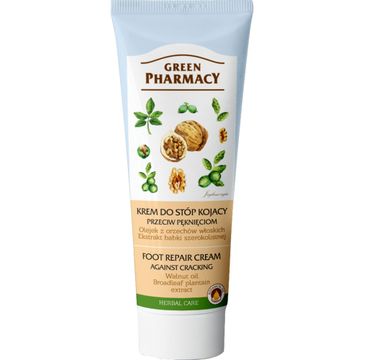 Green Pharmacy krem do stóp gojący przeciw pęknięciom (50 ml)
