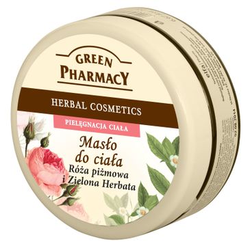 Green Pharmacy masło do ciała róża piżmowa i zielona herbata (200 ml)