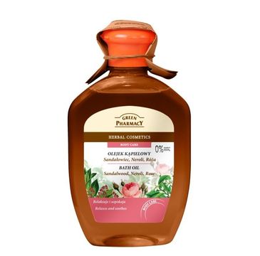 Green Pharmacy olejek kąpielowy sandałowiec neroli róża (250 ml)