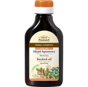 Green Pharmacy olejek łopianowy z olejkiem arganowym odbudowujący (100 ml)