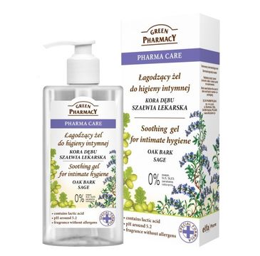 Green Pharmacy Pharma Care kora dębu-szałwia lekarska żel do higieny intymnej normalizujący (300 ml)