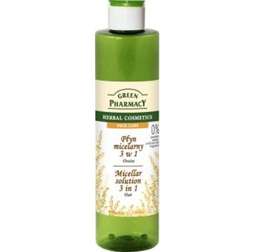 Green Pharmacy Płyn micelarny 3w1 do twarzy z ekstraktem z owsa (250 ml)