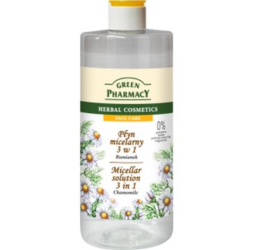 Green Pharmacy Płyn micelarny 3w1 do twarzy z ekstraktem z rumianku (500 ml)