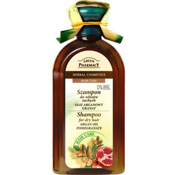 Green Pharmacy szampon do włosów suchych olejek arganowy granat (350 ml)