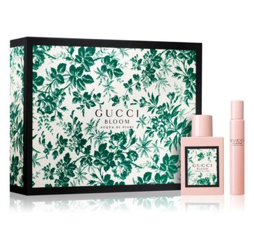 Gucci Bloom Acqua Di Fiori zestaw prezentowy woda toaletowa 50 ml + roll-on 7,4 ml