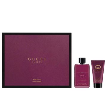 Gucci Guilty Absolute Pour Femme zestaw prezentowy woda perfumowana spray 50 ml + balsam do ciała 50 ml