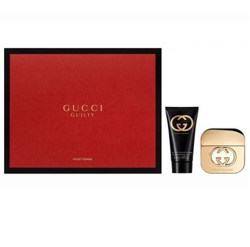 Gucci Guilty Pour Femme zestaw woda toaletowa spray 30ml + balsam do ciała 50ml