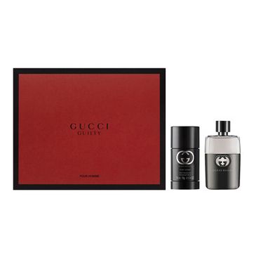 Gucci Guilty Pour Homme zestaw woda toaletowa spray 50ml + dezodorant w sztyfcie 75ml