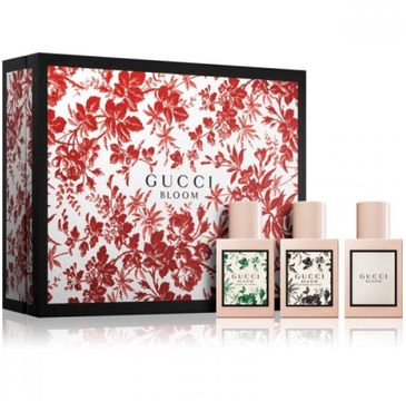 Gucci – Zestaw Bloom woda perfumowana spray 30ml + Acqua Di Fiori woda toaletowa spray 30ml + Nettare Di Fiori woda perfumowana spray 30ml (1 szt.)