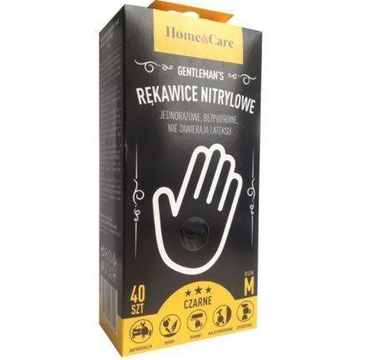 H&C – rękawiczki nitrylowe męskie M (40szt)