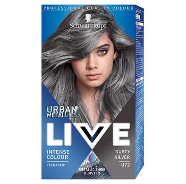 Schwarzkopf Live Urban Metallics Dusty Silver U72 trwała farba do włosów