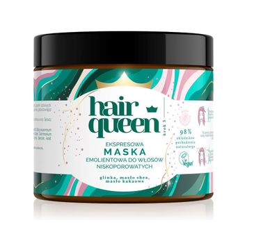 Hair Queen Ekspresowa maska emolientowa do włosów niskoporowatych (400 ml)