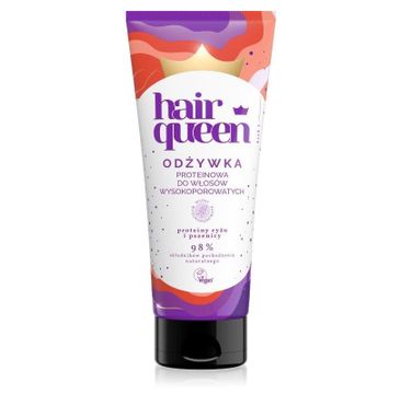 Hair Queen Odżywka proteinowa do włosów wysokoporowatych (200 ml)