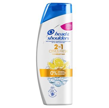 Head&Shoulders Anti-Dandruff Shampoo & Conditioner 2in1 szampon przeciwłupieżowy z odżywką Citrus Fresh (750 ml)