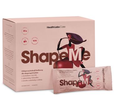 HealthLabs ShapeMe odżywczy koktajl białkowy dla aktywnych kobiet suplement diety Czekolada z wiśnią 15 saszetek