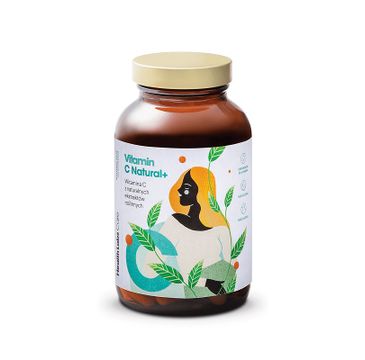HealthLabs Vitamin C Natural+ witamina C z naturalnych ekstraktów roślinnych suplement diety (120 kapsułek)