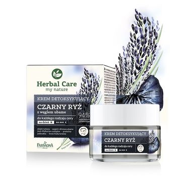 Herbal Care krem do twarzy na dzień i na noc czarny ryż (50 ml)