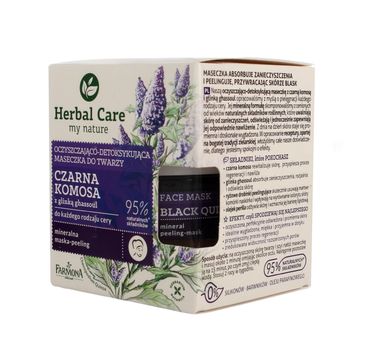 Herbal Care maseczka do twarzy oczyszczająco detoksykująca Czarna Komosa (50 ml)