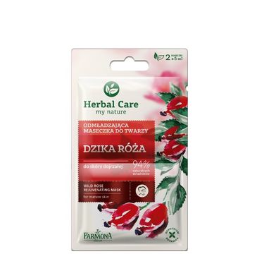 Herbal Care maseczka odmładzająca dzika róża (2 x 5 ml)