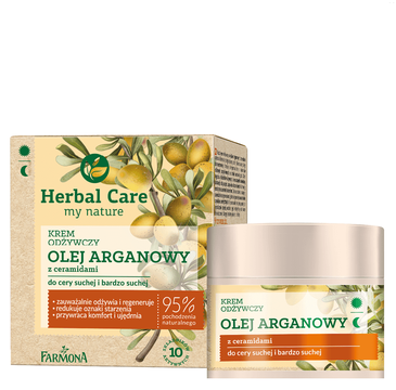 Herbal Care krem odżywczy olej arganowy z ceramidami (50 ml)