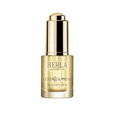 Herla Gold Supreme złoty liftingujący suchy olejek do twarzy z drobinkami 24k złota (15 ml)