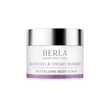 Herla Luxury Body Care odżywczy peeling do ciała Żurawina & Kwiat Wiśni (200 ml)