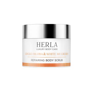 Herla Luxury Body Care regenerujący scrub do ciała Miłorząb Japoński & Morwa Biała (200 ml)